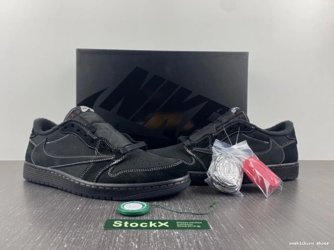 Rep Air Low 1 Air Travis Jordan Black Scott Retro DM7866-001 Jordan Phantom